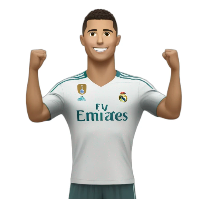 Ronaldo qui fait un doigt de honneurs sticker