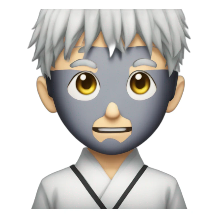Satoru Gojo with his eyeband from jujutsu kaisen sticker