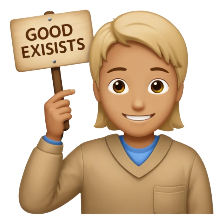 A person using one sentence to prove God’s existence  sticker