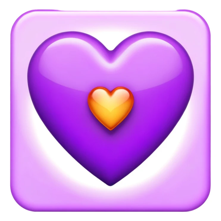 The Letter “i” inside a Purple Heart sticker