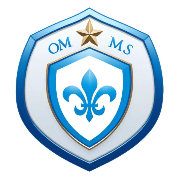 Logo du club olympique de marseille sticker
