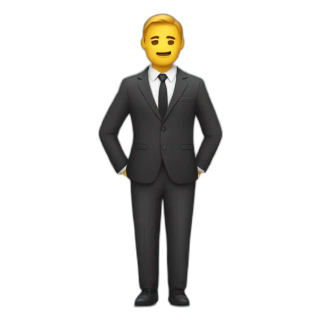 suit and tie, modern and simple sticker