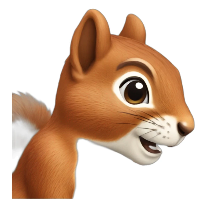 squirrel sticker