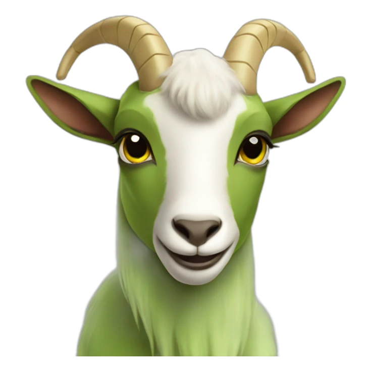 Pistachio goat sticker