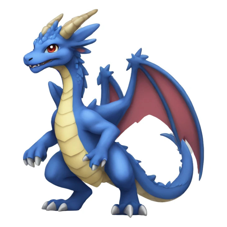 Anthro Sona Fakemon Dragon Full Body sticker