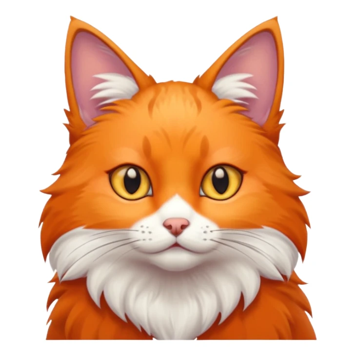Cat with slim fox eyes cat with fox eyes sticker