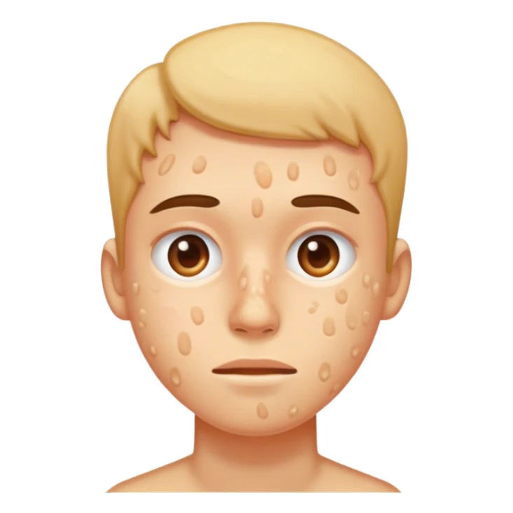 a lot of acne sticker