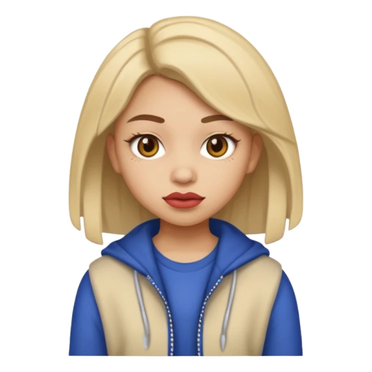 girl emoji , style , ugly outfit sticker