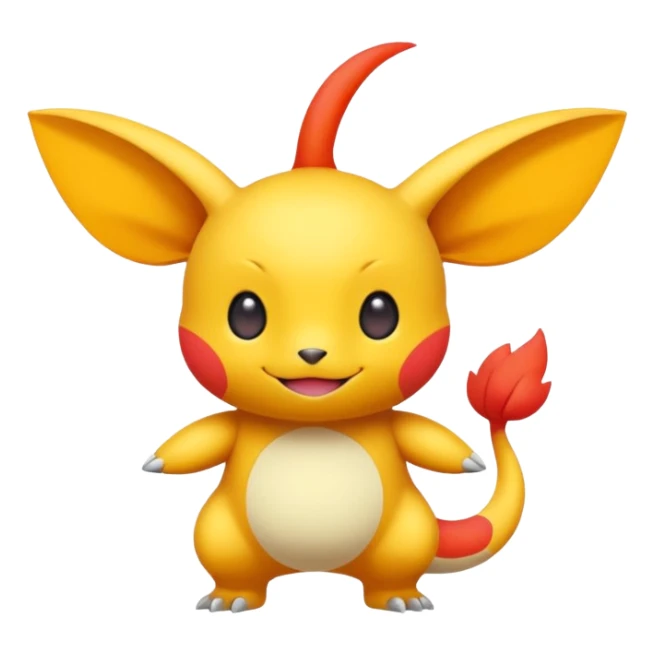 Cute cartoonic anime-Fantasy-Fakémon-creature (full body) sticker