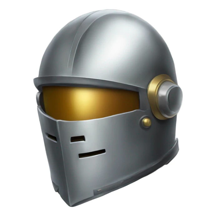 spaceman helmet knight armet sticker