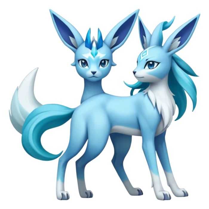Lucia-suicune-Glaceon-hybrid, full body sticker