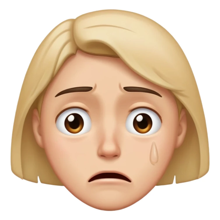 crying and I don’t care  sticker