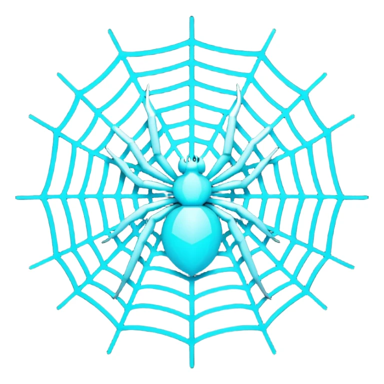 spider's web made of lasers, front view sticker