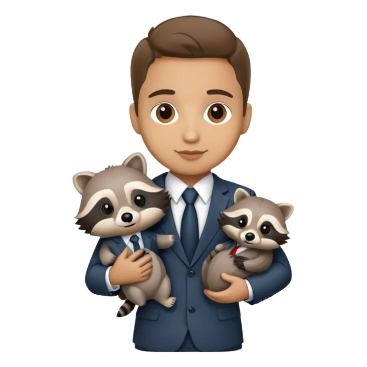 rasa has a racoon osul but she has a corporate job sticker