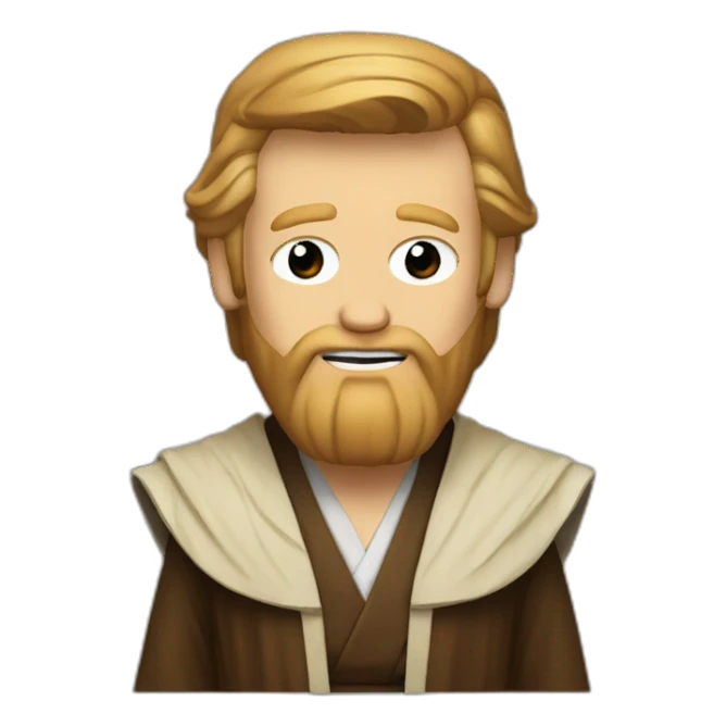 donald trump with obiwan kenobi sticker