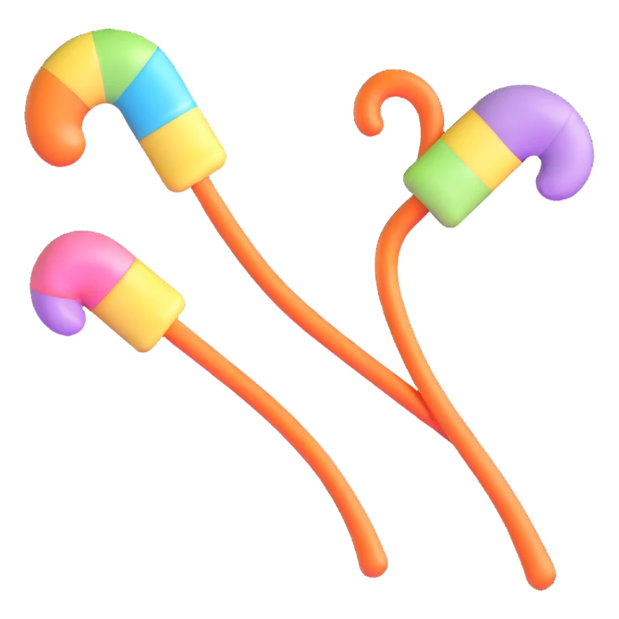 A-shaped candy, pastel colors, glossy, whimsical, sweet theme sticker