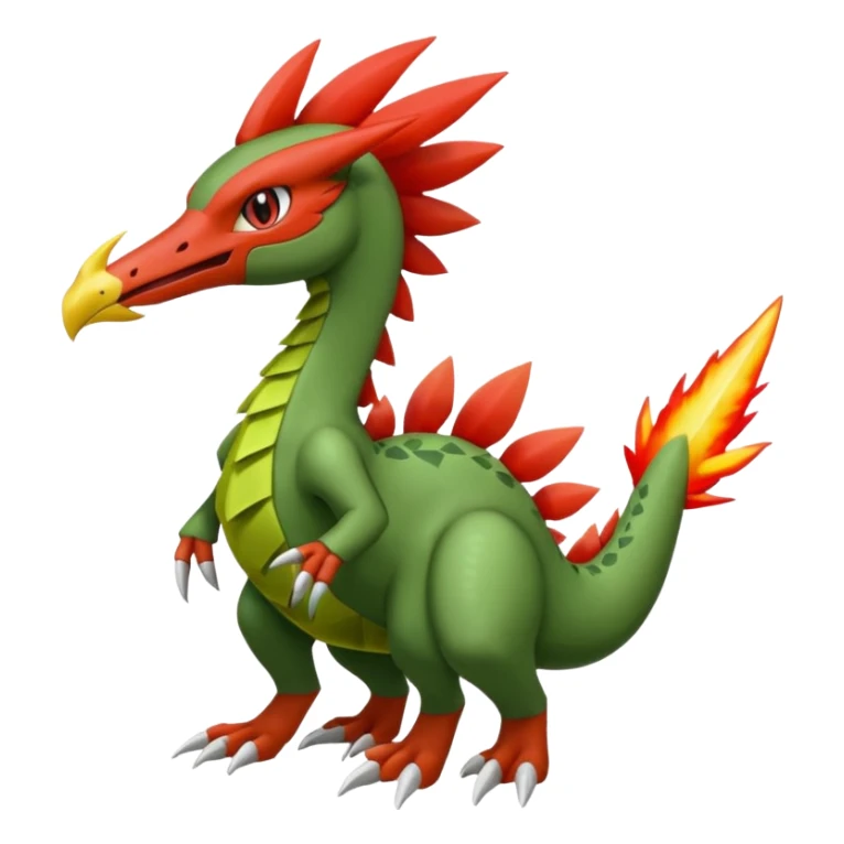 Sceptile-Inteleon-Blaziken-Pokémon-Fakémon-creature sticker