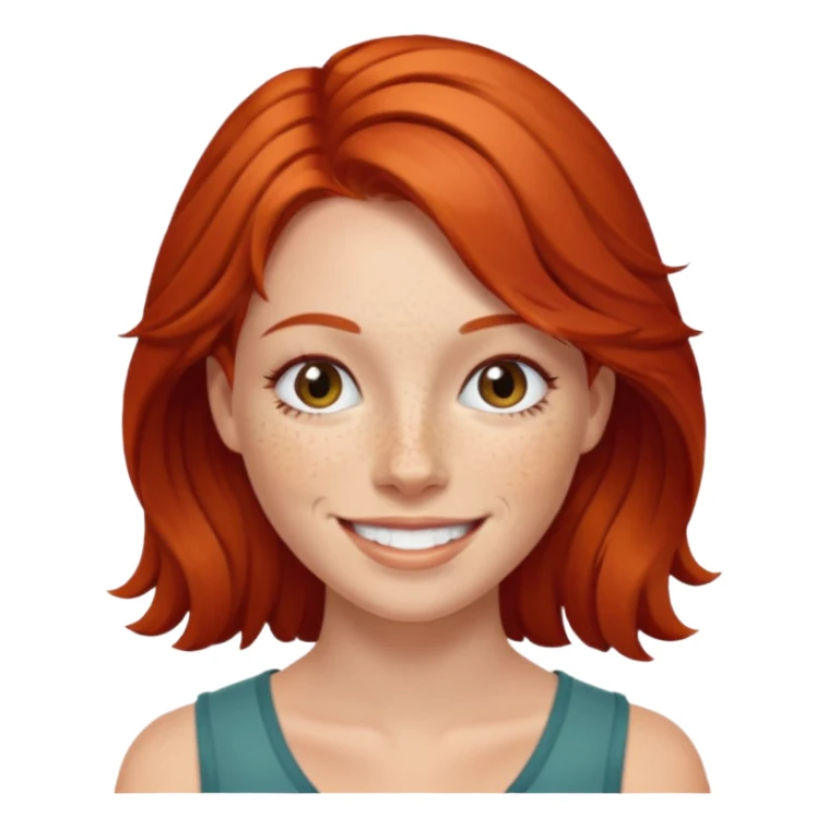 👸🏼 hace ese emoji pero que la mujer sea pelirroja sticker