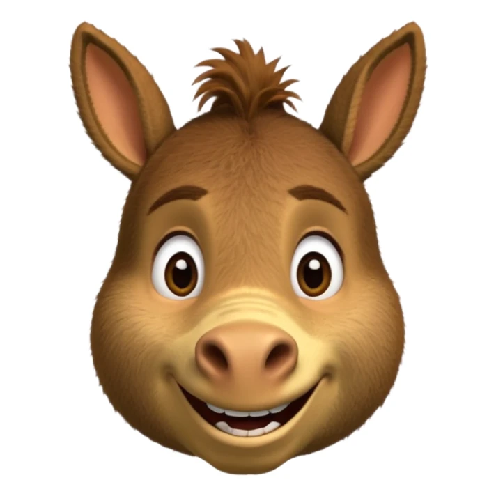 Donkey from shrek the movie sticker