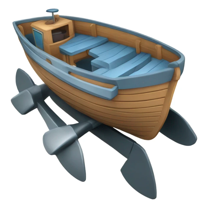 Whale boat sticker