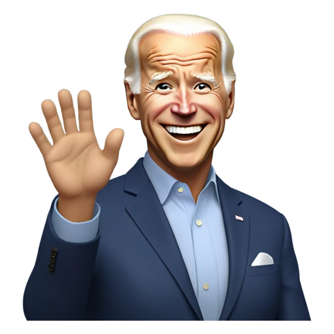 Joe Biden saying have a nice day sticker