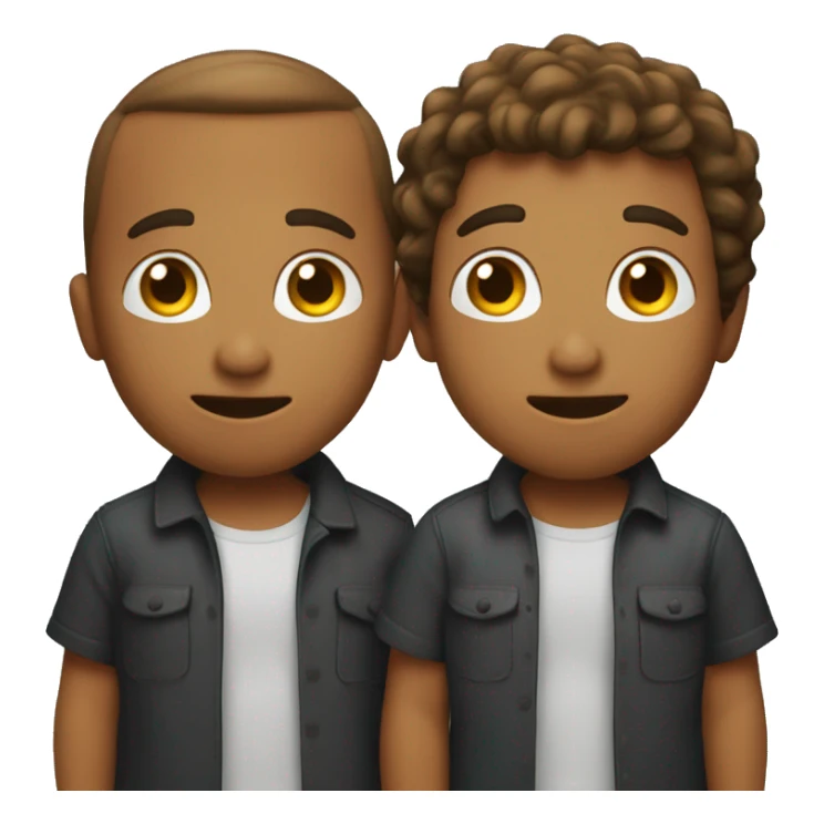 2 boys saying the word saturday sticker