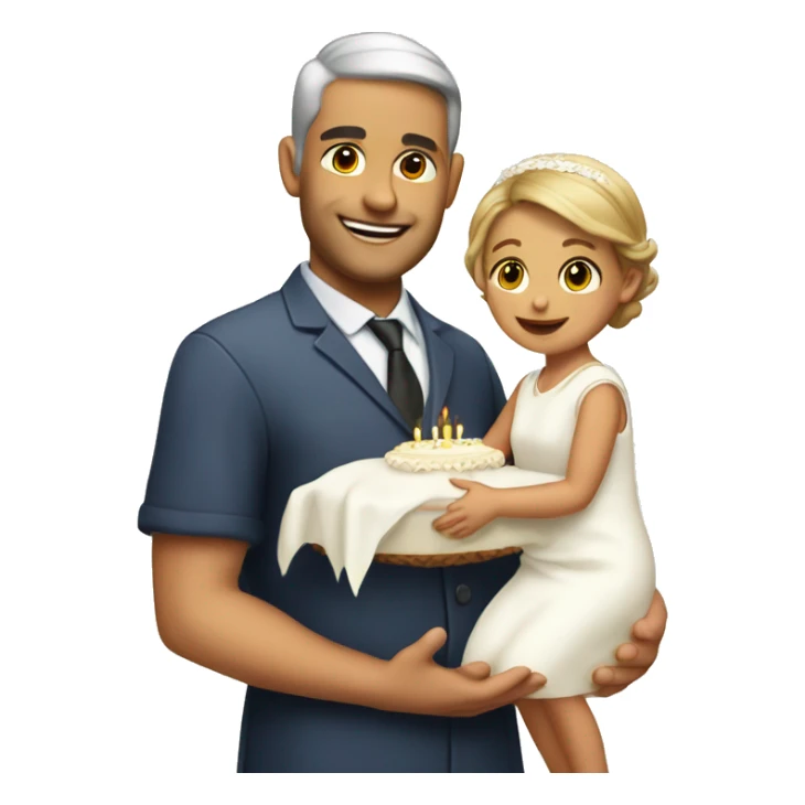 Christening happy birthday, dear sticker