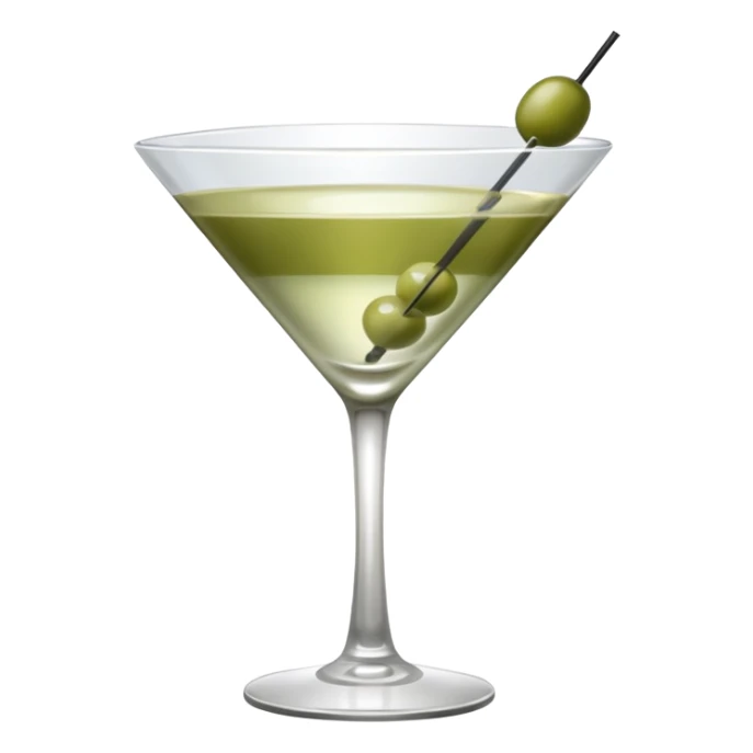 frothy martini sticker