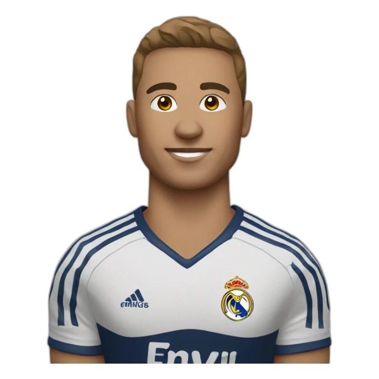 Bellinghan football player with Real Madrid tshirt  sticker