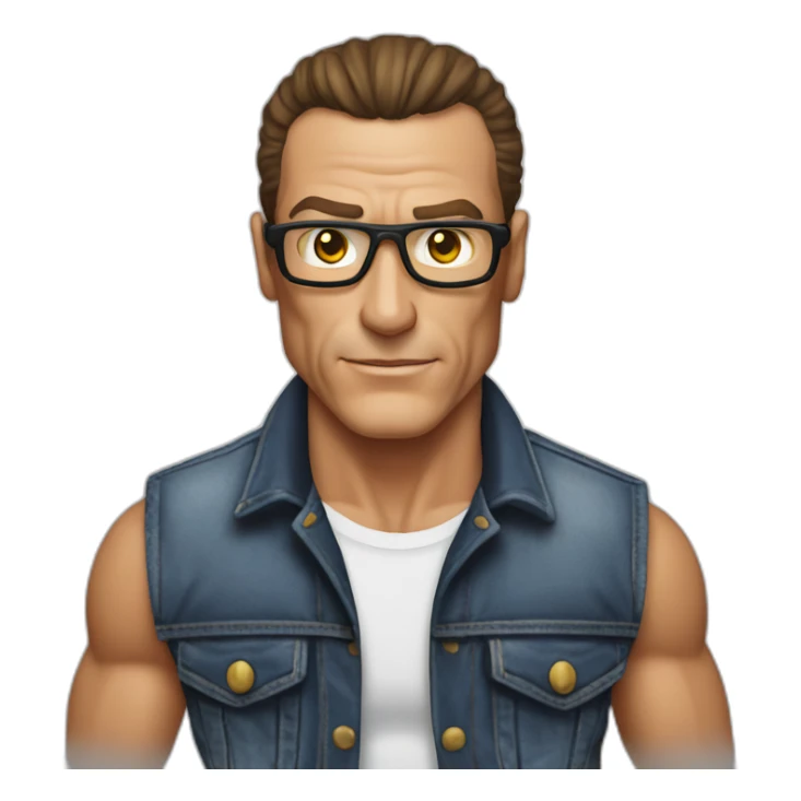 Jean claude van damme sticker