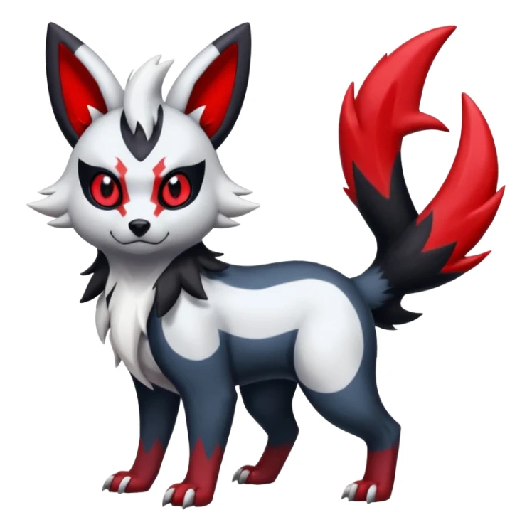 Zorua-Absol-Umbreon-Zangoose-fusion (full body) sticker
