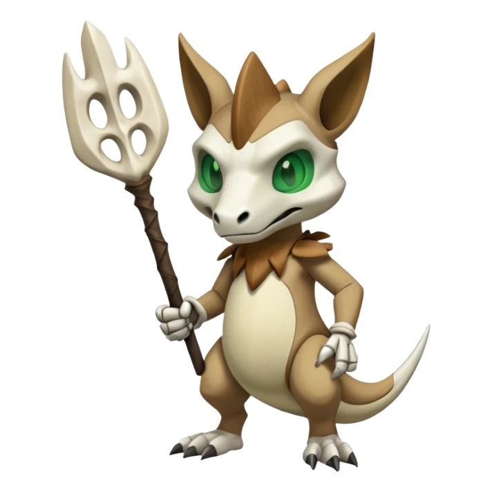 Cubone-Marowak-Fakémon-creature (full body) sticker