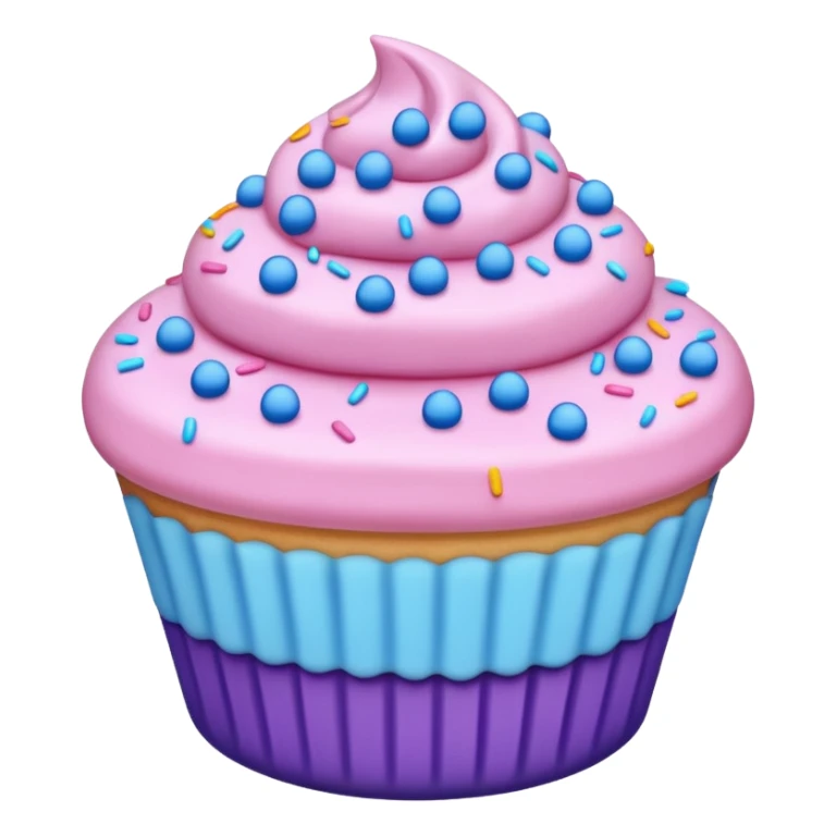 Desserts pinkie blue and purple sticker