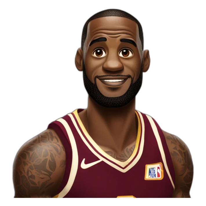 Lebron james kined sticker