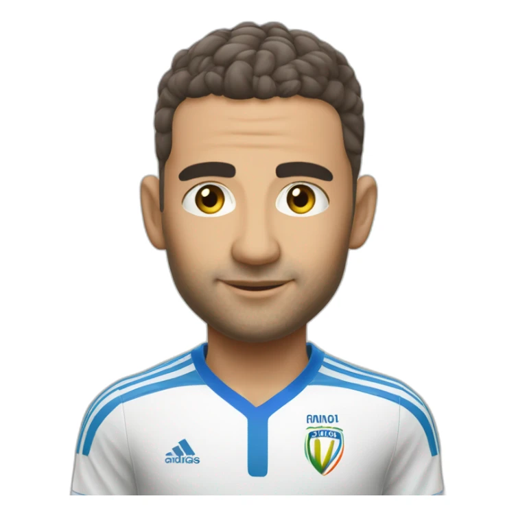 Zinedine Zidan caresse la coupe du monde sticker