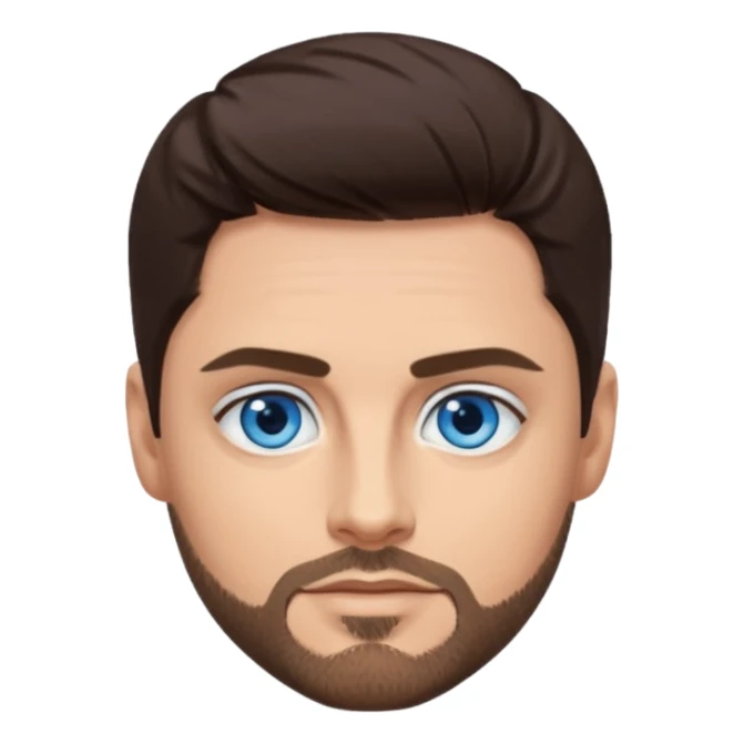 Keith Duffy with blue eyes, dark brown hair  sticker