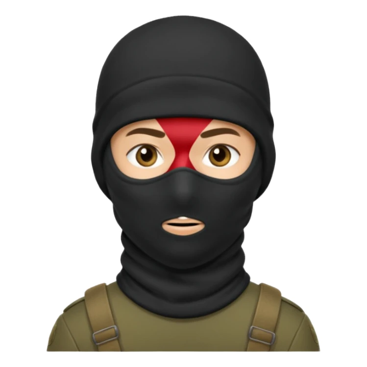 russian soldier with balaclava sticker