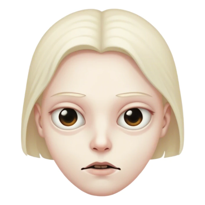 Creepy stare  sticker