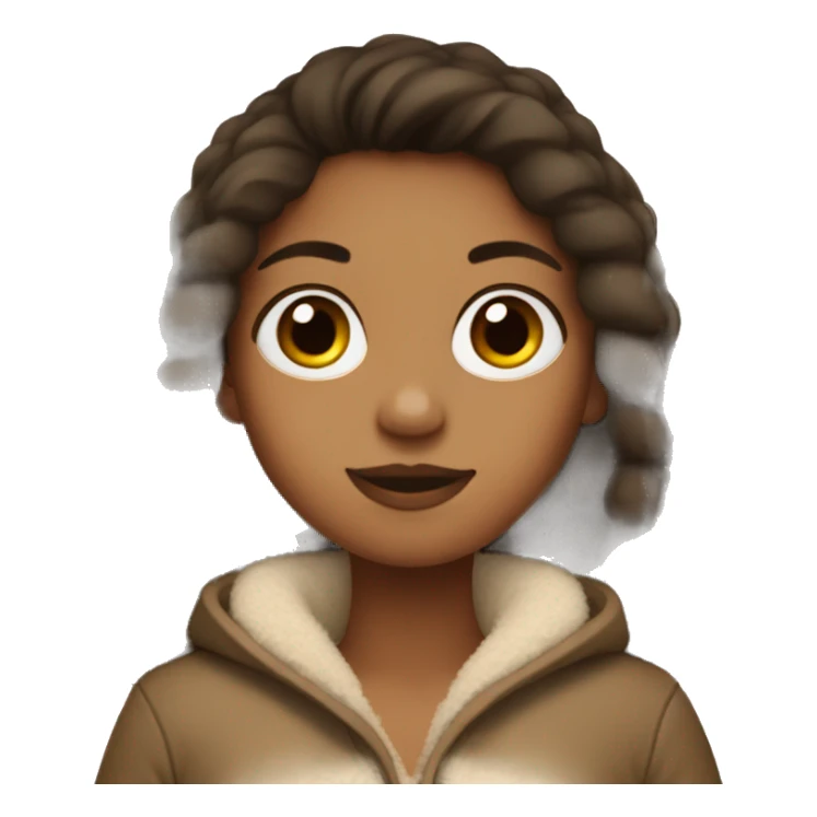 Girl wearing Ugg sticker