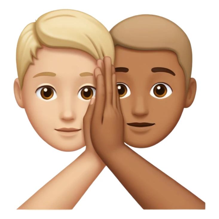 Person extending hand to another person, first step in trust building sticker