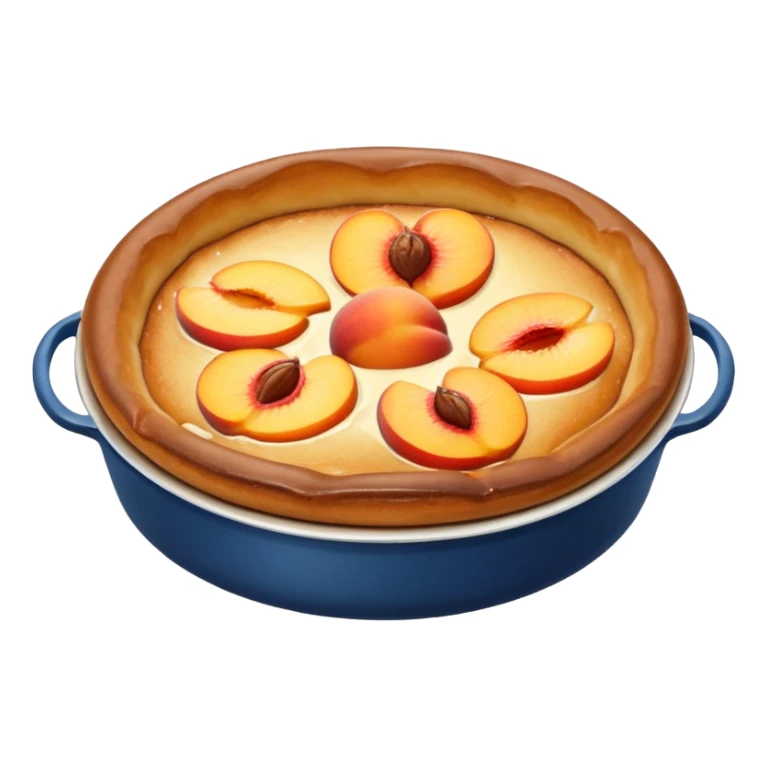 peach dutch baby sticker