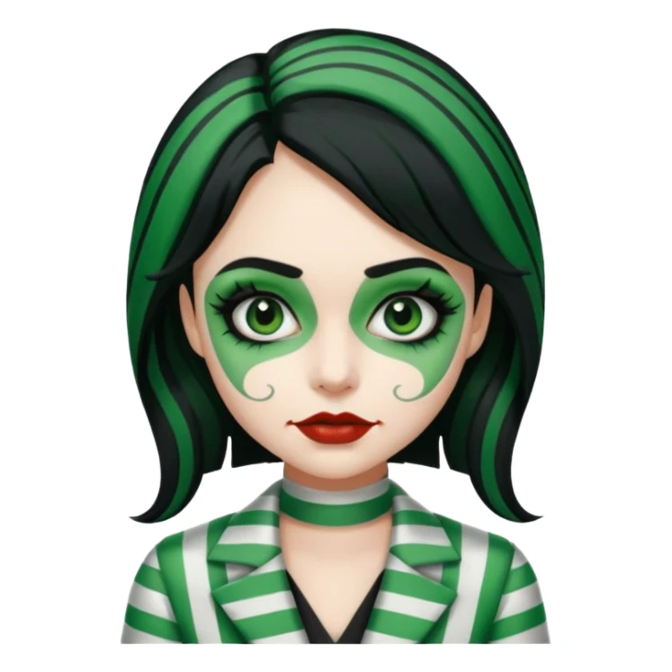 Beatle Juice girl sticker