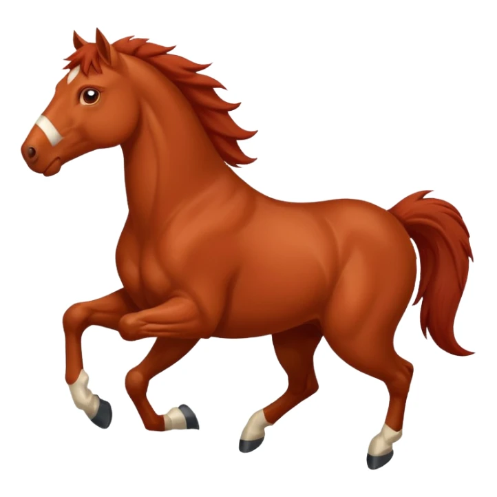 red horse 2026 year agressive running sticker