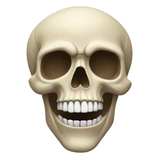 Skull that’s out of his mind sticker