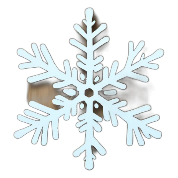 Wood sign with inscription «DECEMBER” and snowflake and christmas willow  sticker