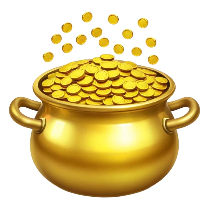 Pot of gold sticker