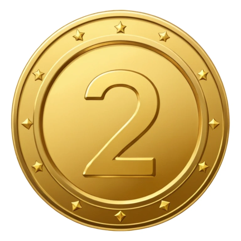 icons for paid subscriptions at different levels with the number 2 sticker