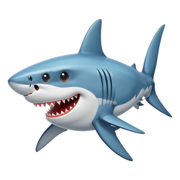 Shark funny 500x500 px sticker