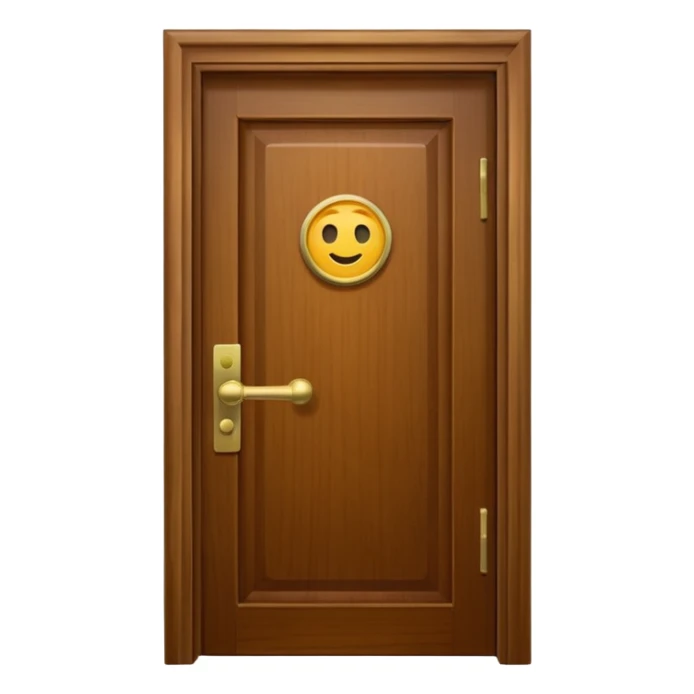 hotel room door modern sticker