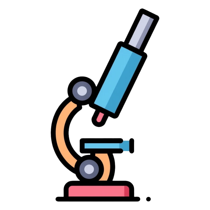 laboratory microscope sticker